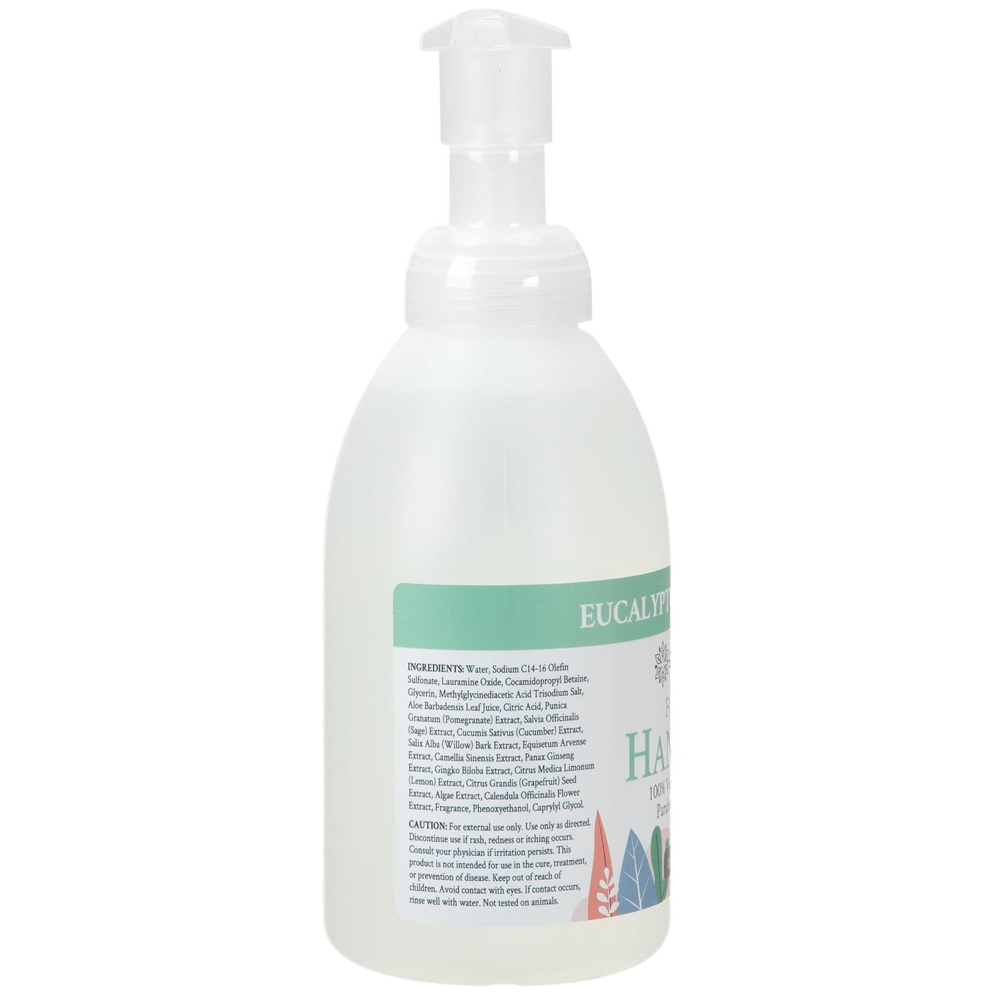 Ginger Lily Farms Botanicals All-Purpose Foaming Hand Soap Refill, 100% Vegan & Cruelty-Free, Eucalyptus Tranquility Scent, 20 Fl Oz (Pack of 8)