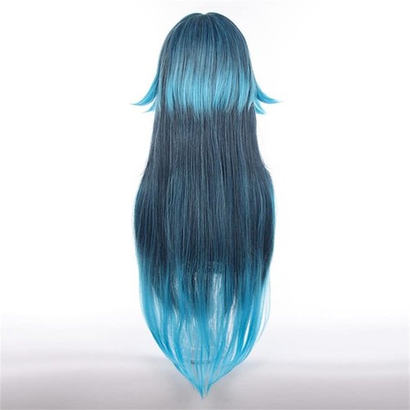 Mystylecos Fanan Blue Gradient Cosplay Wig Genshin Impact Hydro Yaksha Synthetic Wig