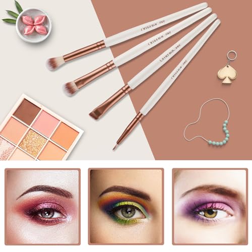 OMANIAC Makeup Brushes Set (15Pcs), Premium Synthetic Powder Concealers Eye Shadows Blush Professional Make Up Brushes Set, Perfect Birthday Gifts for Women.(Pink)