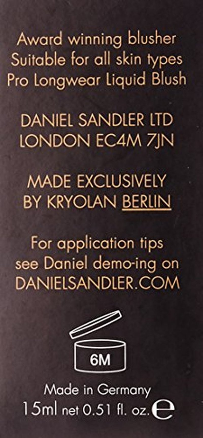Daniel Sandler WATERCOLOUR LIQUID ILLUMINATOR 'GOLDEN GLOW' 15ml – Liquid Shimmer Makeup, Highlighter – Oil-Free, Lightweight, Buildable & Long-Lasting for Cheeks, Lips & Eyes