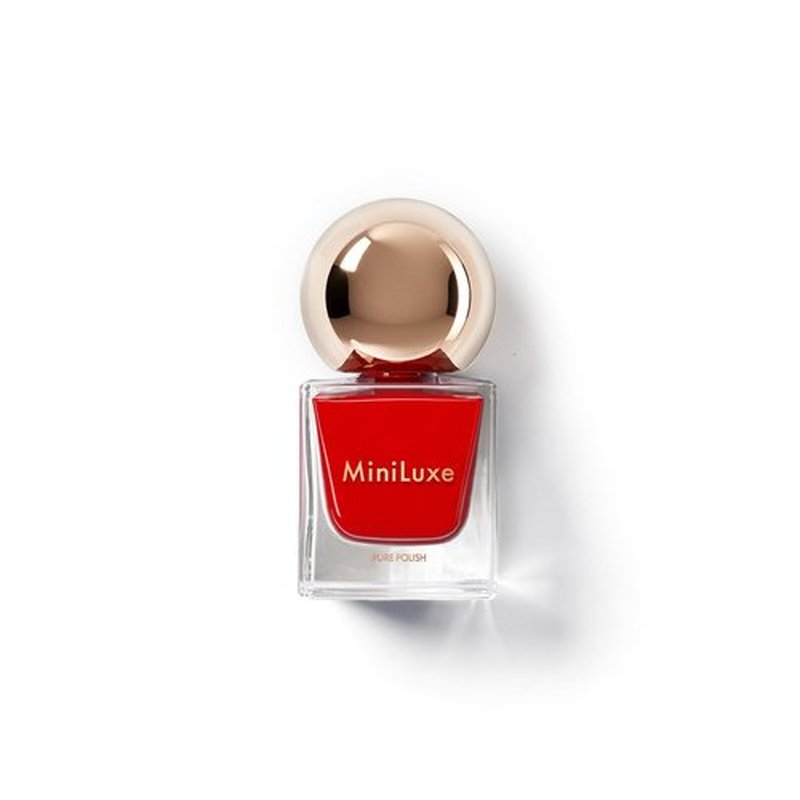MINILUXE - Pure Polish Pigmented Nail Polish | Clean, Vegan, Cruelty-Free Nail Care (Big Poppy)