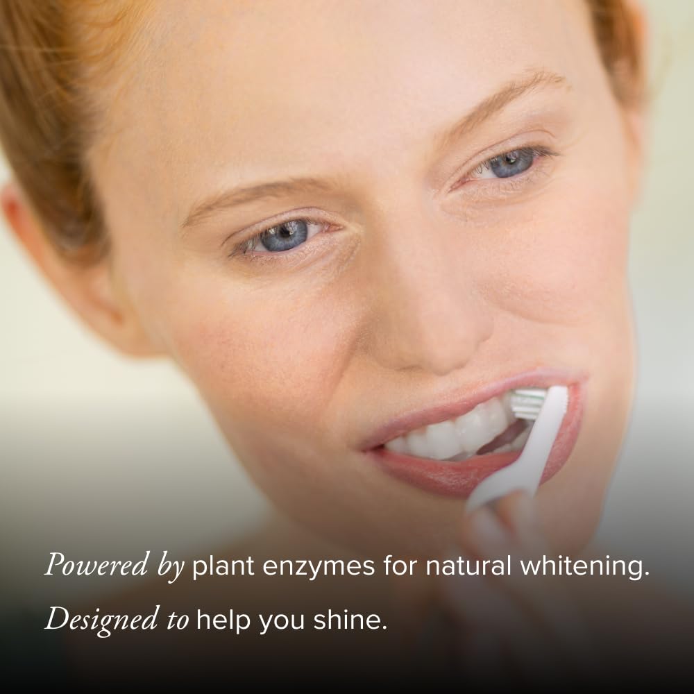 SeroVital Smile Whitening Tooth Polish — Gentle Stain Removal for Sensitive Teeth | Silica + Plant Enzymes | Formulated Without Fluoride | Mint Kiss Flavor | 2 oz.