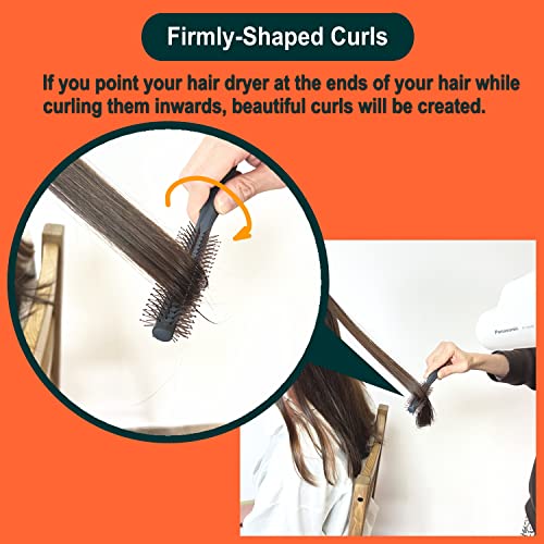 VESS Salon Roll Brush Professional Use PRO-150 For Short Hair and Medium Hair-D28 mm-Made in Japan