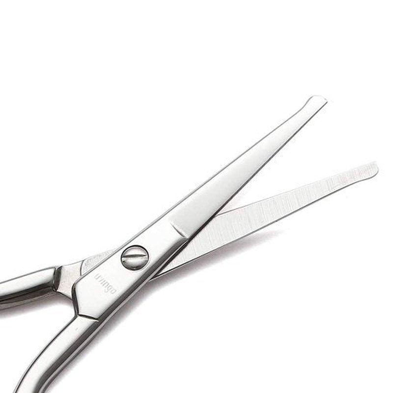 LIVINGO Premium Manicure Rounded Tip Scissors Multi-purpose Stainless Steel Cuticle Pedicure Beauty Grooming Kit for Nail, Eyebrow, Eyelash, Dry Skin, Nose Hair 3.5 inch