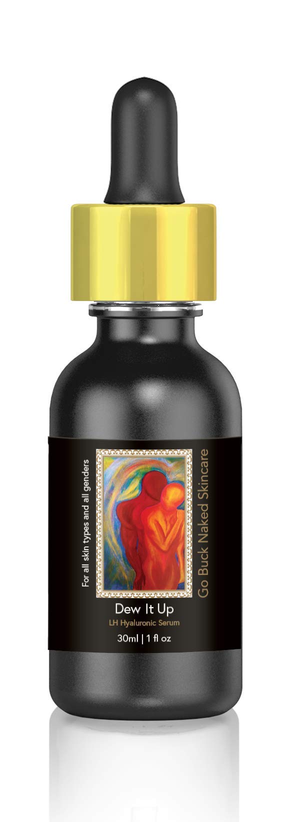 Dew It Up Serum 100% Hyaluronic Acid. Made in USA Natural Organic Moisturizer for Men & Women Anti aging Pore minimizer-Best Hyaluronic acid 1,000x its moisture weight