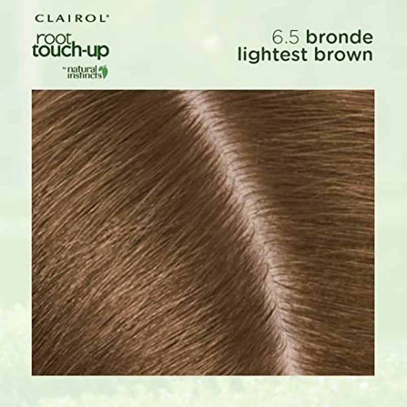 Clairol Root Touch-Up by Natural Instincts Permanent Hair Dye, 6.5 Bronde Hair Color, Pack of 1