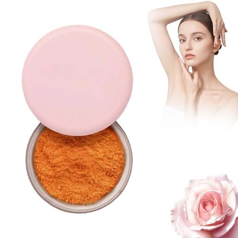 Blurring Setting Powder, 2024 New Waterproof Pink Setting Powder Makeup Setting Powder for All Skin Tones, Natural Makeup for A Whole Day (07#)