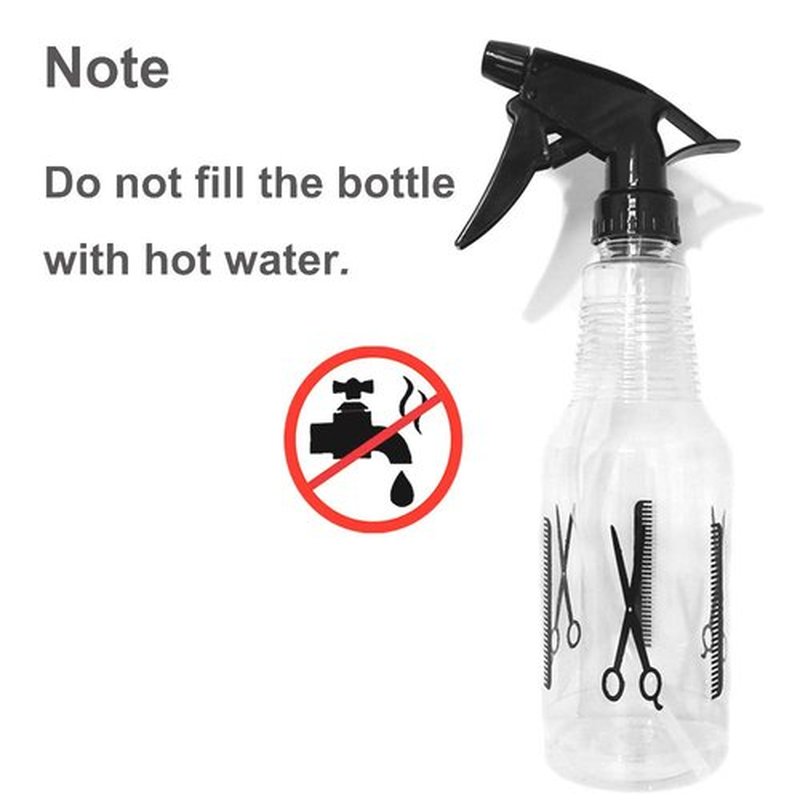 Avenoir Mister Spray Bottle, 16.9oz/500ml Adjustable Spray Storage Container for Hair, Plant and Home Cleaning