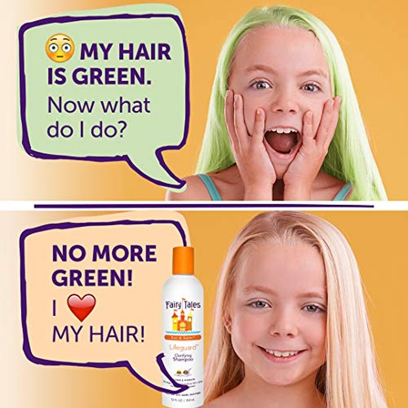 Fairy Tales Swim Shampoo 12oz and Conditioner 8oz for Kids | Made with Natural Ingredients in the USA | No Parabens, Sulfates, or Synthetic Dyes