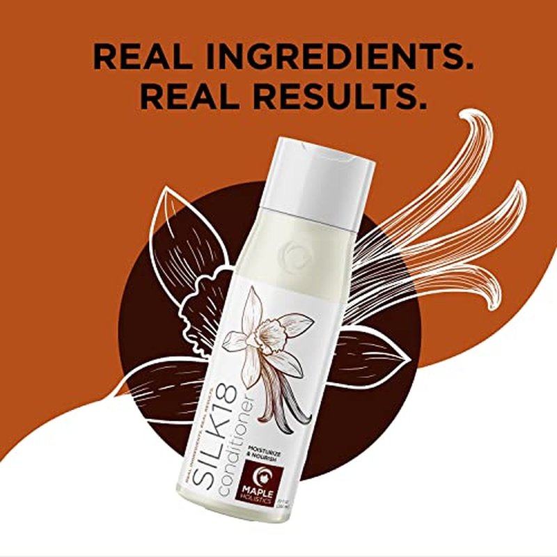 Hair Conditioner for Damaged Dry Hair - Silk Protein Conditioner for Dry Hair Frizz Control & Shine - Hydrating Conditioner for Curly Hair with Argan Oil and Hair Moisturizer for Dry Hair Care