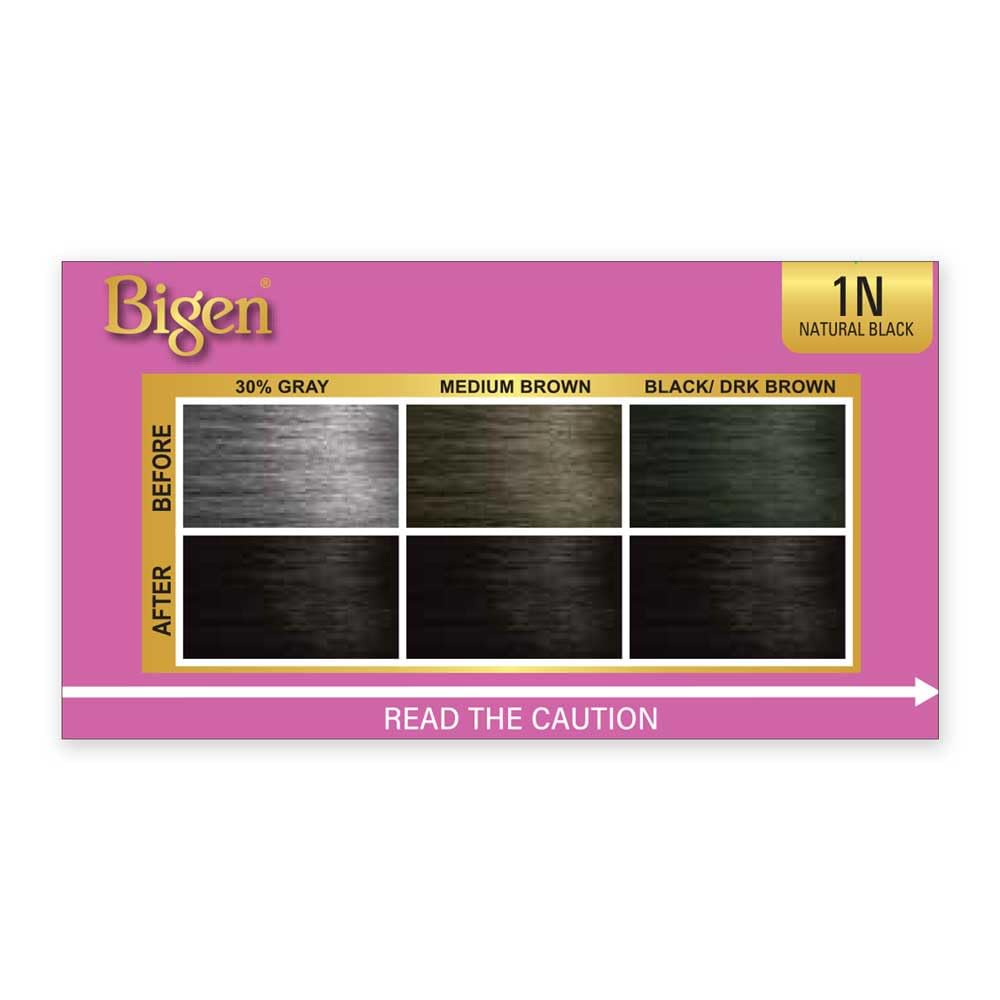 1N Bigen Easy Color for Women Natural Black-New Formula, New Look - 3 Pack