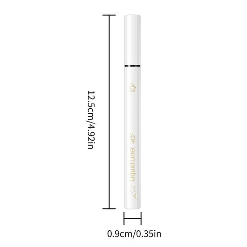 KYDA 3 Colors Liquid Eyeliner Kit, Matte Liquid Eyeliner Set, Lasting Tinted Eyeliner with Fine Brush Tip, Waterproof Smudge-Proof, Colorful Eyeliner Makeup Gift, 6 Pcs, Set B