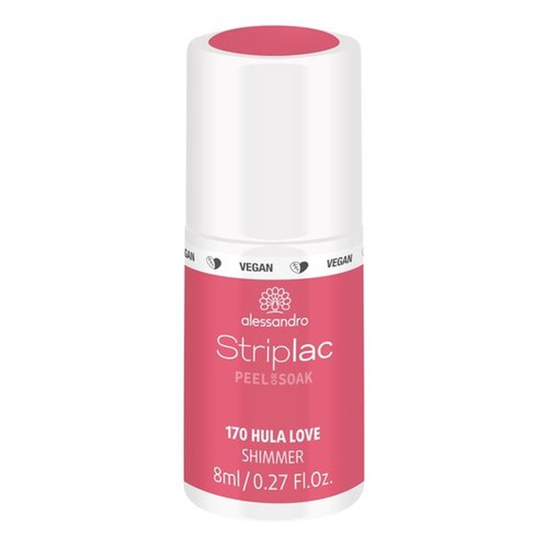 alessandro Striplac Peel or Soak Nail Polish -170 Hula Love for Women- 0.27 oz