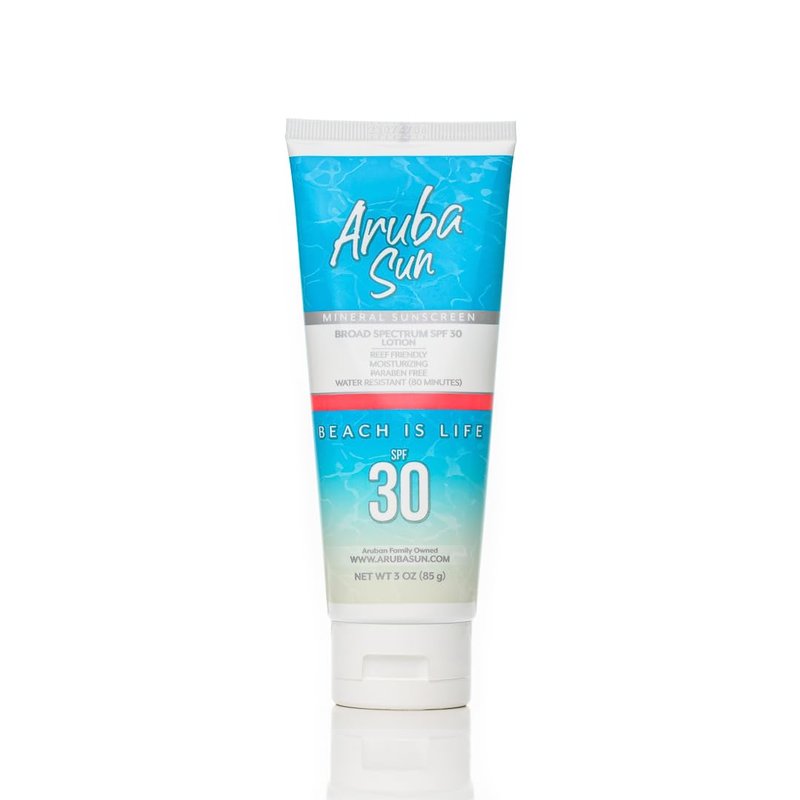 Reef Friendly Mineral Sunscreen SPF 30 - Chemical-Free, Broad Spectrum Protection | Water Resistant, 3oz