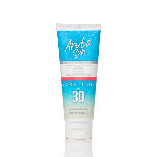 Reef Friendly Mineral Sunscreen SPF 30 - Chemical-Free, Broad Spectrum Protection | Water Resistant, 3oz