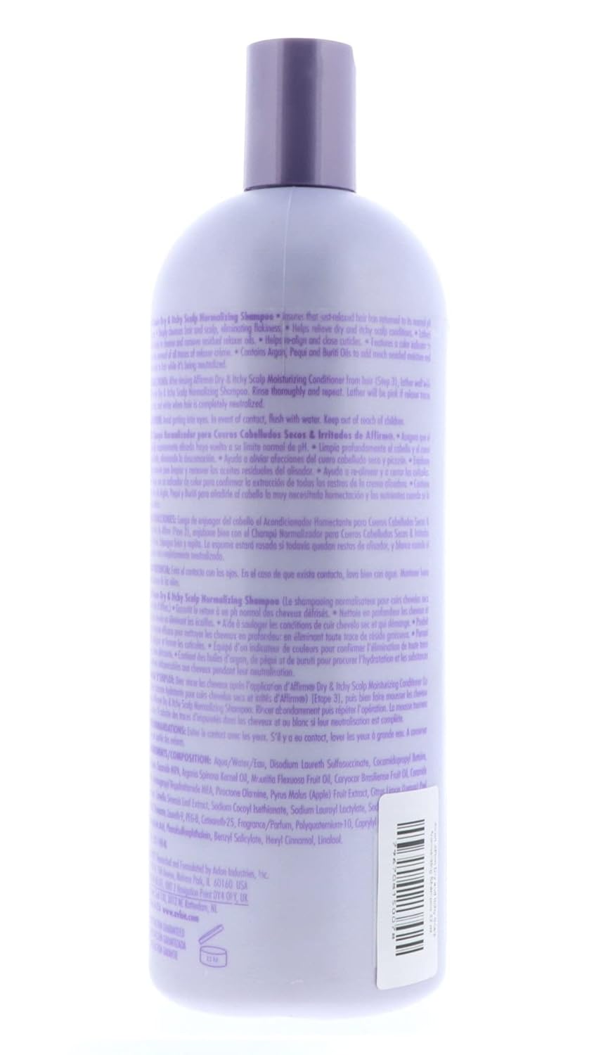 Avlon Affirm Dry & Itchy Scalp Normalizing Shampoo - 32 oz for Healthy Hair