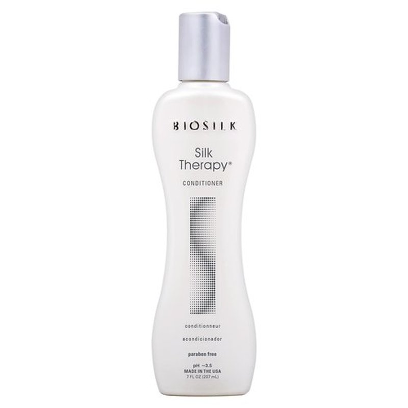 Biosilk Silk Therapy Conditioner, Moisturizes & Conditions Hair For Incredible Shine, Sulfate, Paraben, & Cruelty-Free, 7 Oz