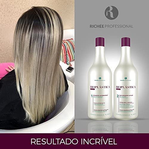 Richée Professional | Bioplástica Capilar | Hair Alignment Without Damages To The Hair Fiber | (2x) 300 ml / 10.14 fl.oz.