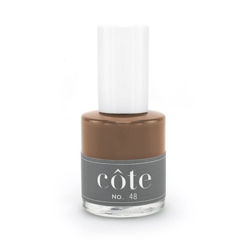 Cote Shop Nail Polish - Quick Dry Nail Polish - Vegan Nail Polish - 0.4 Fluid Oz Regular Nail Polish - Cruelty Free - Non Toxic & Safe - Chip Resistant & Full Coverage (No. 48 Mink Mauve)