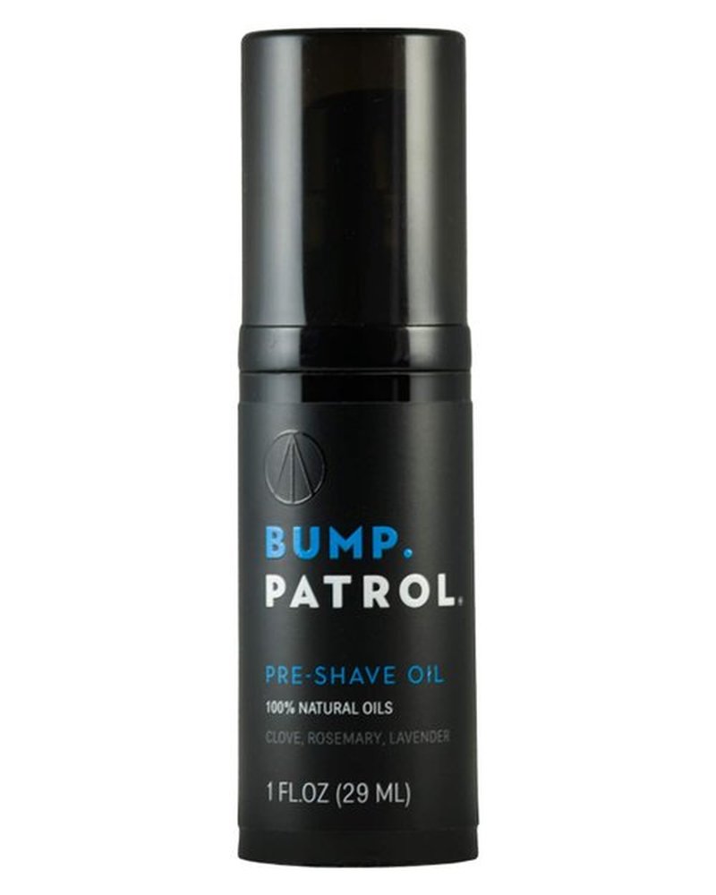 Bump Patrol Pre-Shave Oil for Men with Natural Essential Oils - Smooth Shave, Softer Skin - 1 Ounce