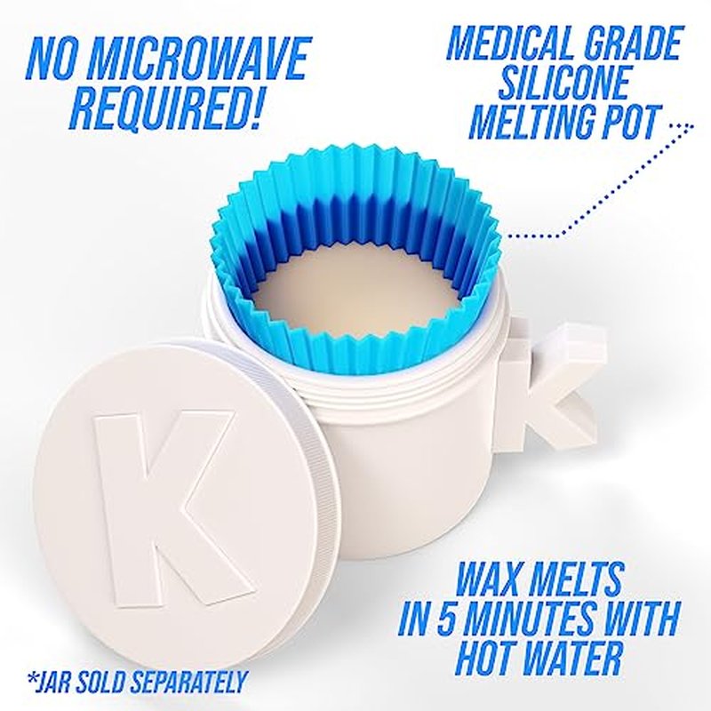 Kenashii Super Beads | Nose Waxing Wax | Specially Formulated | Hypoallergenic | Melting Pot Included | Medical Grade Silicone | Fast, Safe, Ridiculously Satisfying Nose and Ear Hair Removal