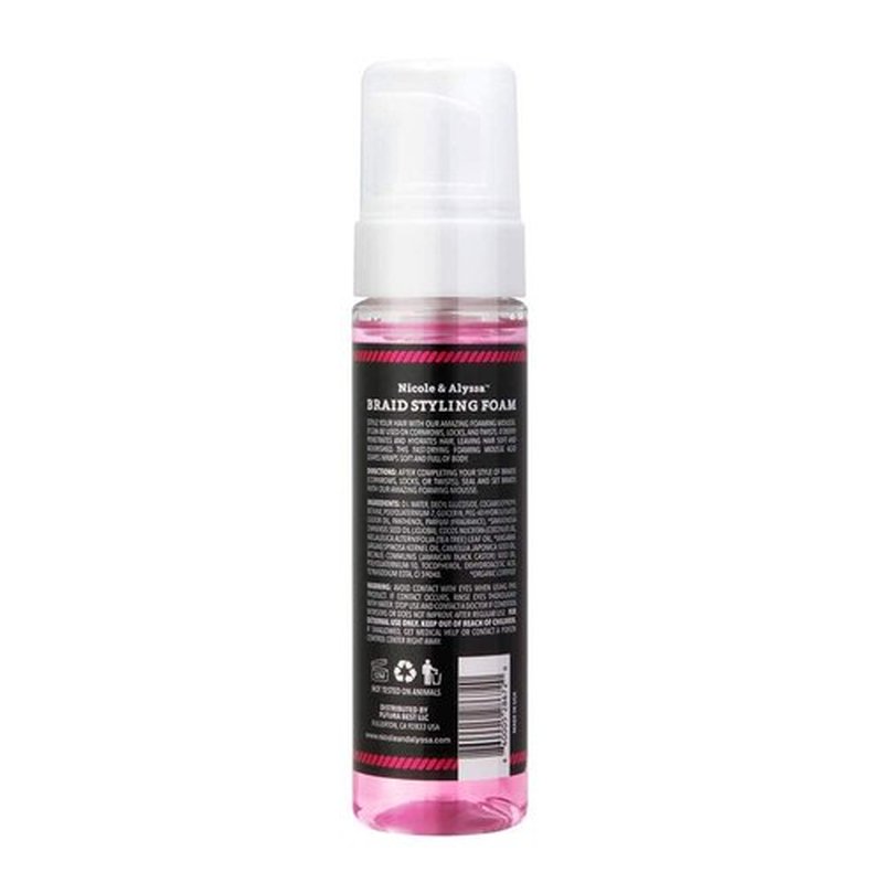 Nicole & Alyssa - Braid Styling Combo (Foam 7.2oz + Gel 8oz)