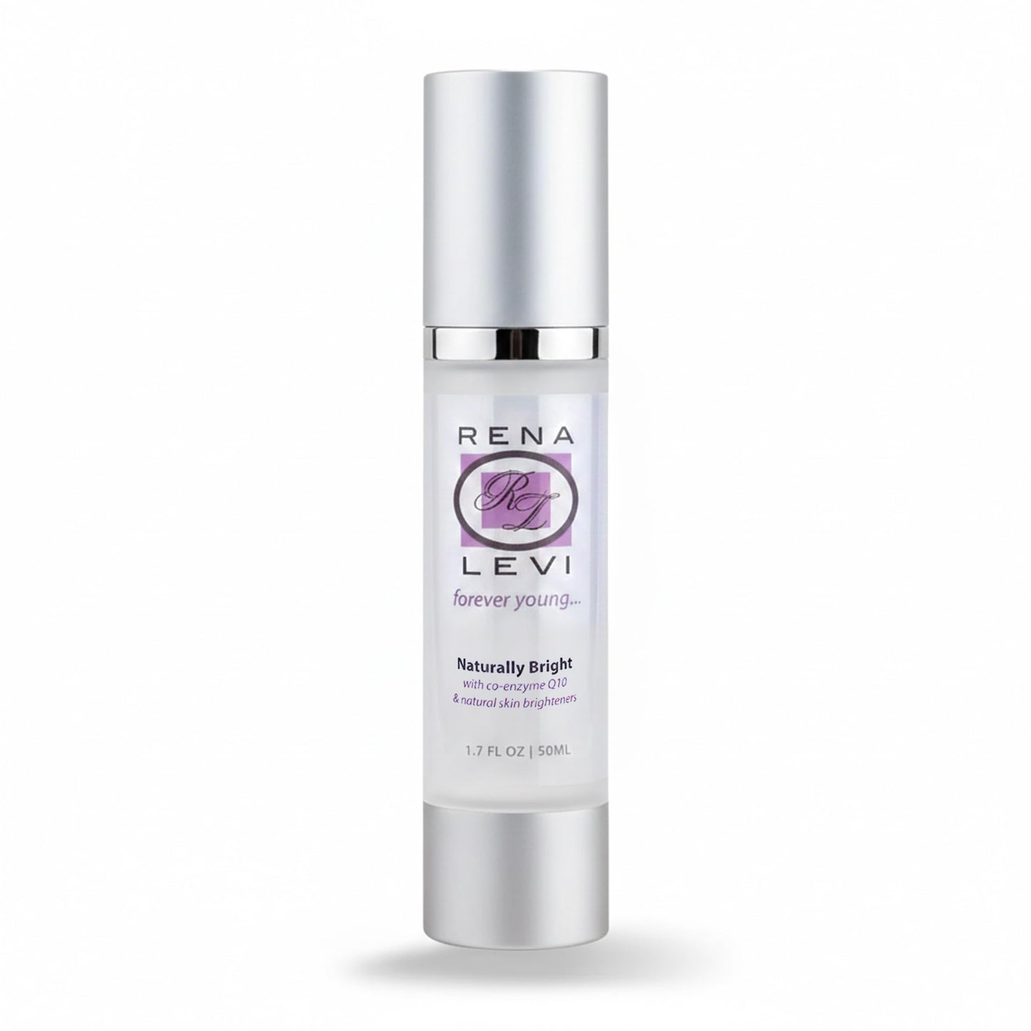 Rena Levi Naturally Bright Peptide Serum with co-enzyme Q10 Natural Skin Brightener, 1.7 Ounce