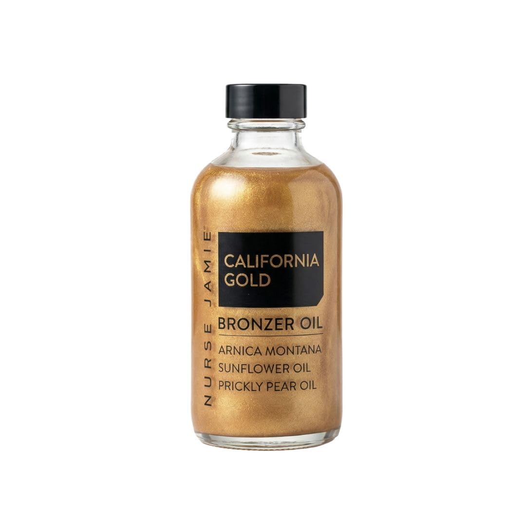 Nurse Jamie California Gold Shimmer Body & Face Oil, Bronzing Radiant Glow