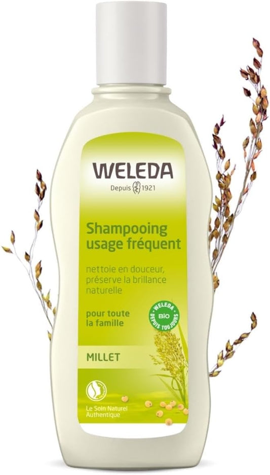 Millet Nourishing Shampoo by Weleda - 6.4 oz for Healthy, Shiny Hair