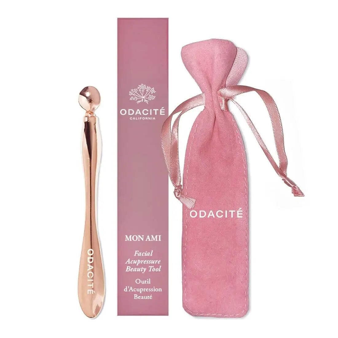 ODACITE Face Sculpting Tool & Facial Acupressure Massage Pen - Mon Ami Skincare Tools - Muscle Scraper for Face Lifting and Anti-Aging Wand Targets Puffiness, Wrinkles & Dark Under-Eye Circles