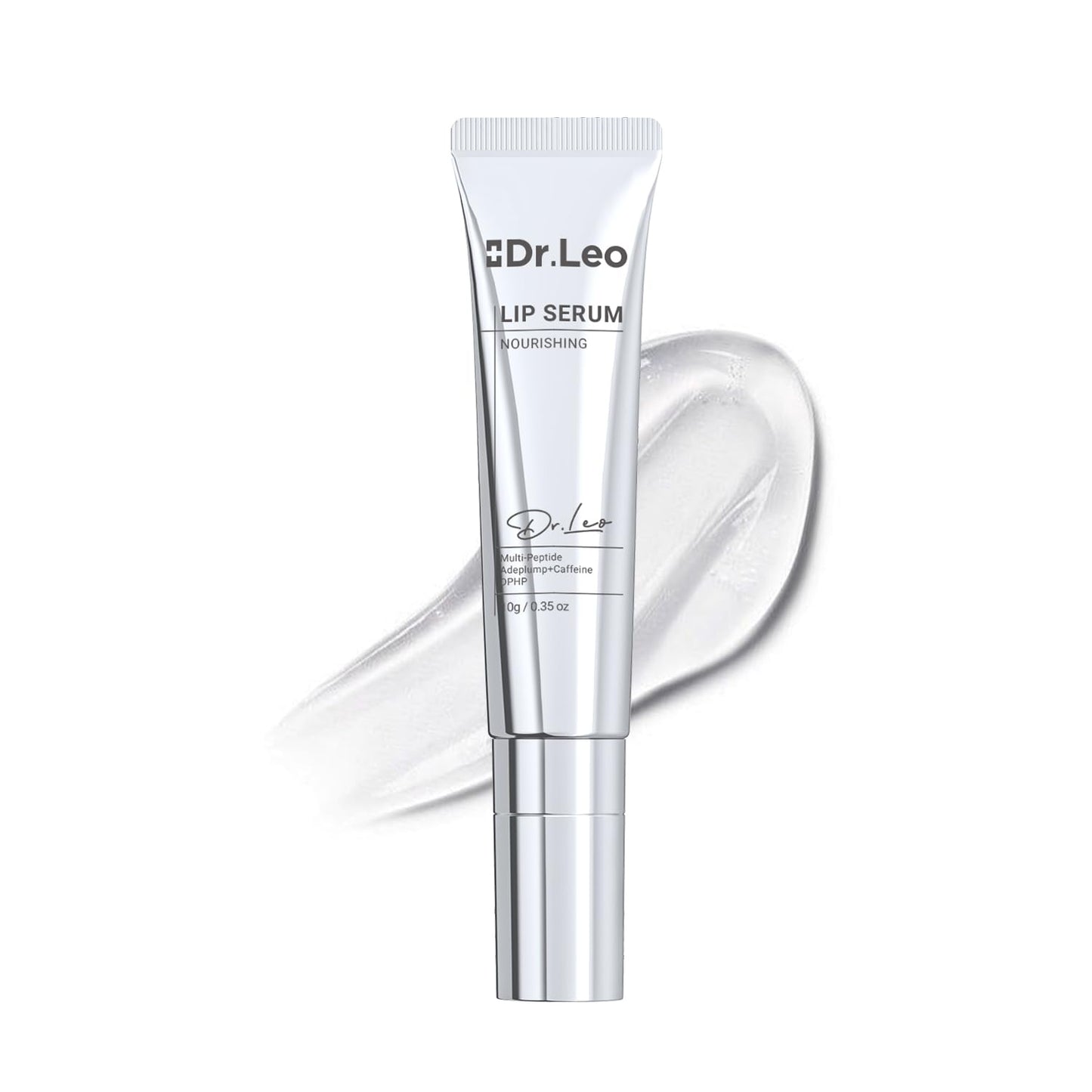 Dr.Leo Multi-Peptide Lip Serum Moisturizing Balm with Natural Oils, 0.35oz