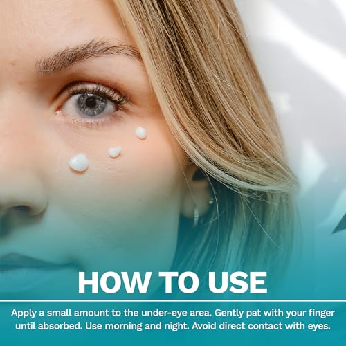 Plumping Eye Cream ? Made in USA - Hydrating, Firming, Brightening Under Eye Treatment for Dark Circles, Puffiness & Fine Lines ? Anti-Aging Skincare with Ocean Minerals & Hyaluronic Acid