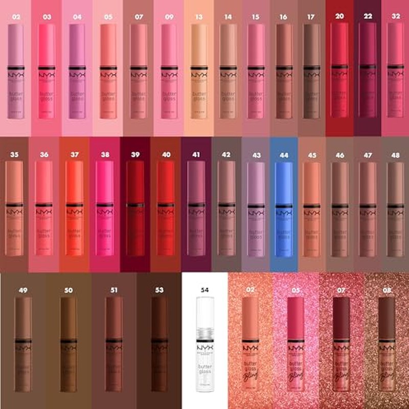NYX PROFESSIONAL MAKEUP Butter Gloss Bling Lip Gloss, Non Sticky and Shiny Vegan Lip Makeup - Big Spender