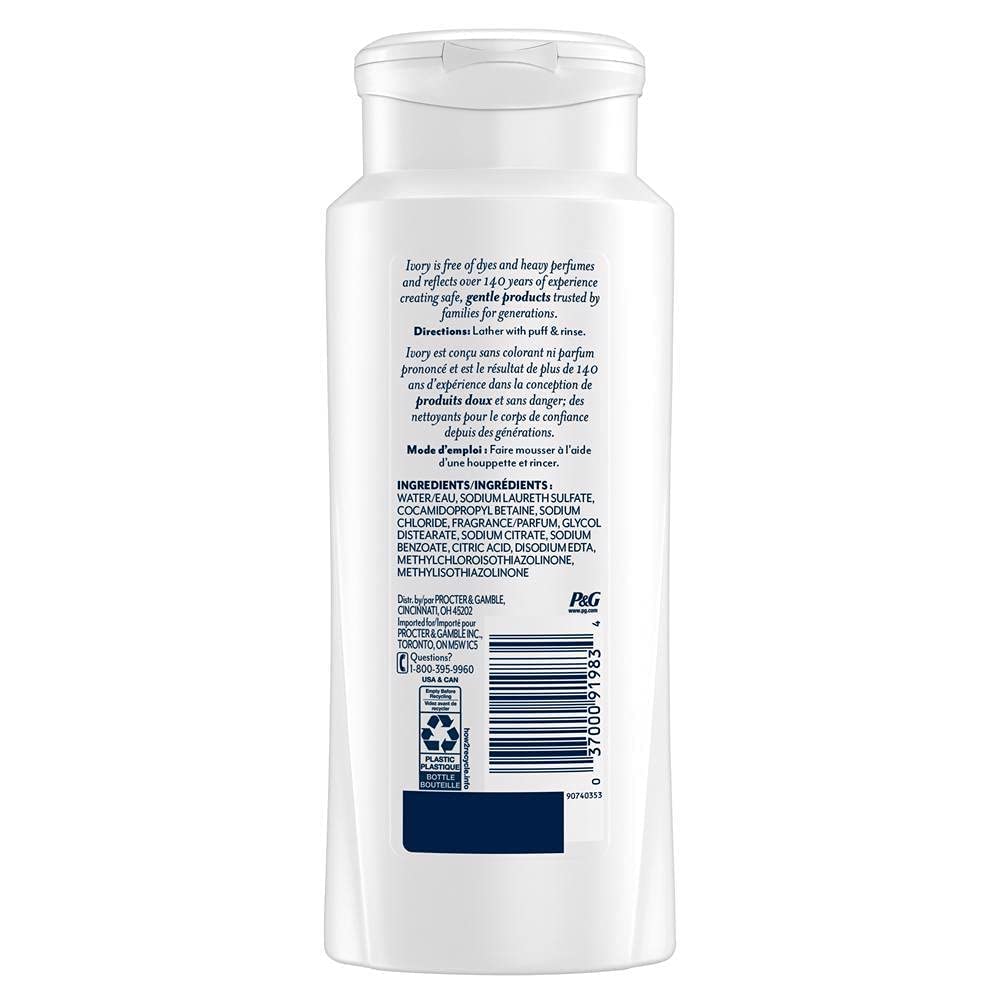 Ivory Body Wash, Original, 21 oz (Pack of 2)