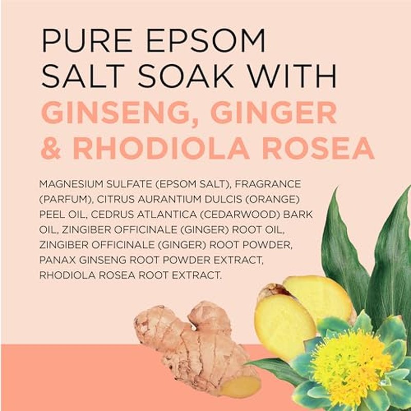 Dr Teal's Epsom Salt Magnesium Soak, Stress Relief with Essential Oils, 3lbs
