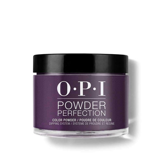 OPI Powder Perfection Good Girls Gone Plaid | Opaque Dark Purple Crème Nail Dipping Powder | Scotland Collection