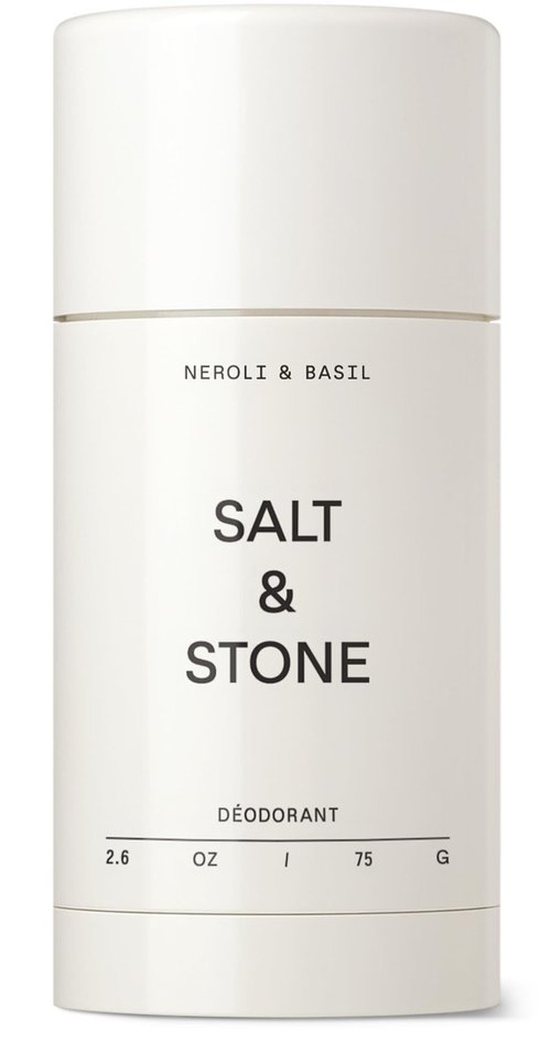 Salt & Stone Natural Deodorant for Women & Men - Neroli & Basil | Extra Strength Natural Deodorant | Aluminum Free with Probiotics, Seaweed Extracts & Shea Butter (2.6 oz)