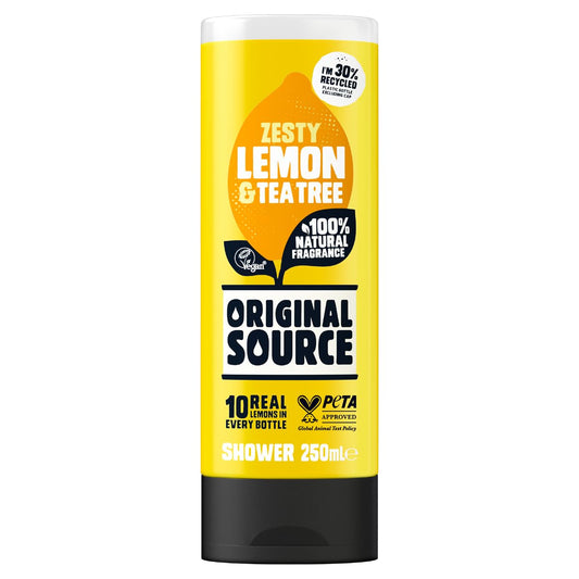 Lemon & Tea Tree Shower Gel - Refreshing Cleanser for All Skin Types | 250ml