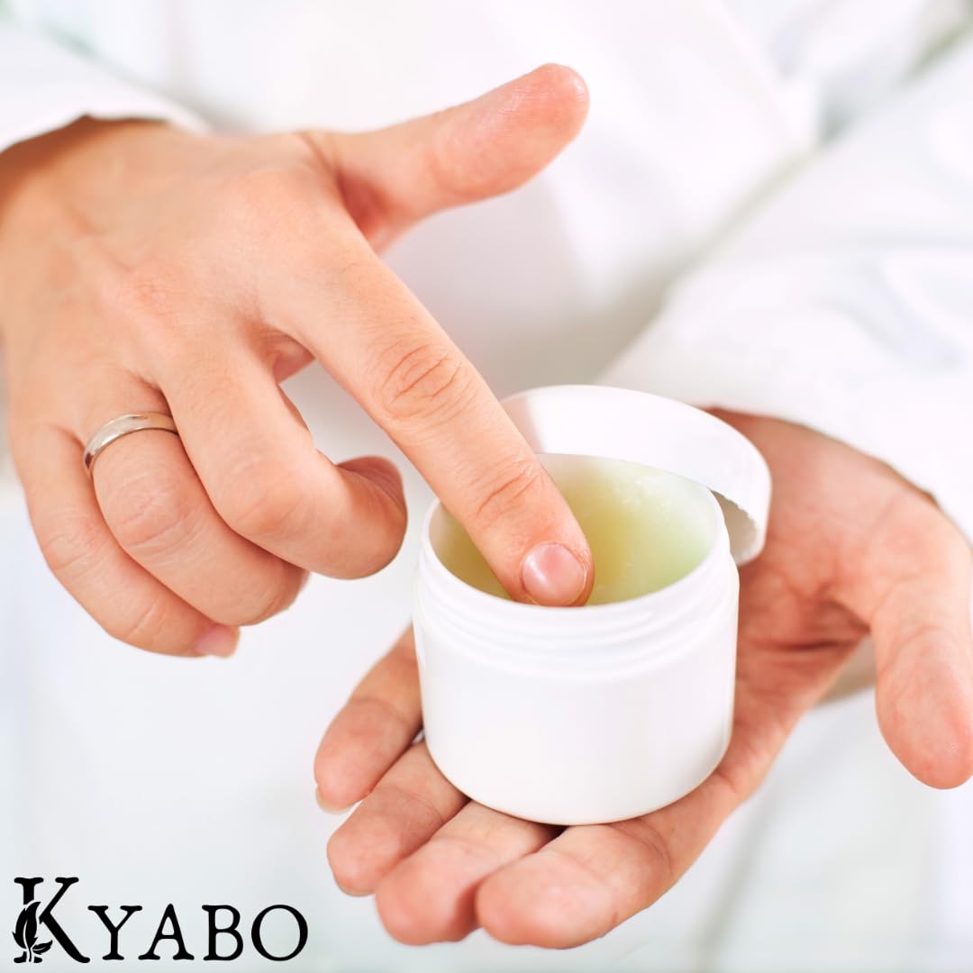 Kyabo Pure Lanolin 4oz Jar - All-Natural Emollient for Dry Skin, Chapped Lips, and More - Moisturizing, Hydrating, and Soothing - Ideal for Skincare and DIY Beauty Products Organic (4oz Jar)