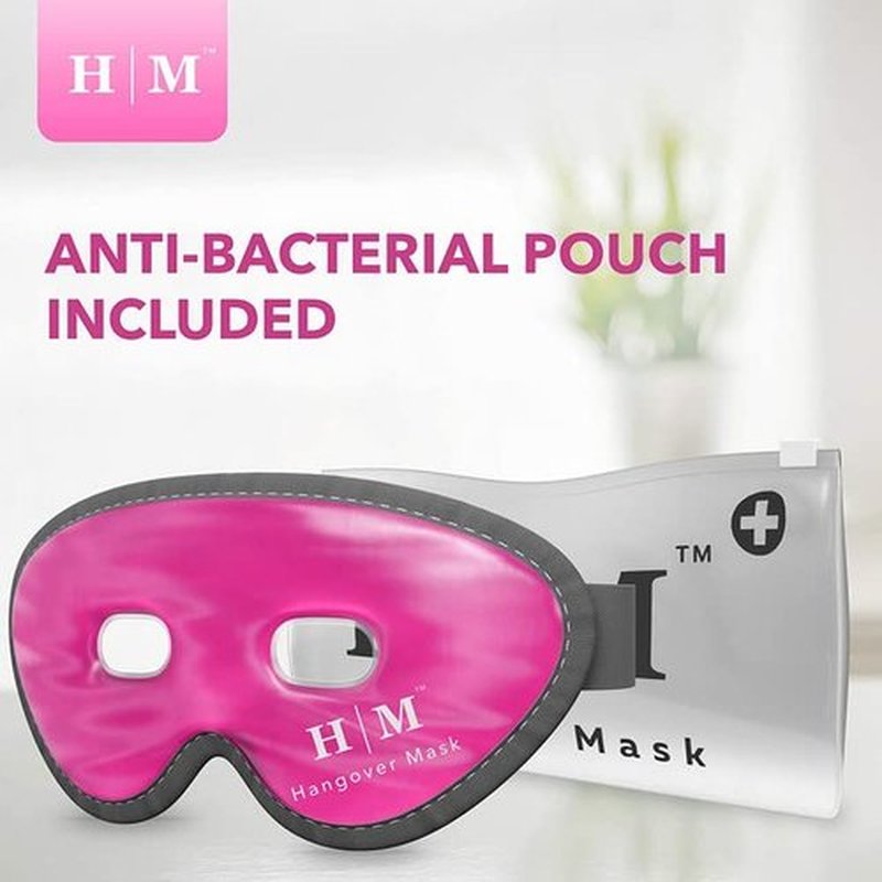 Cooling Eye Mask -HM Mask- Reusable Gel Eye Mask Cold Pack -Our Ice Eye Mask Soothes Puffy Eyes, Dark Circles & Hangovers- Relieve Your Headaches & Sinus Pain With Cold Eye Mask & Eye Gel Mask Therapy