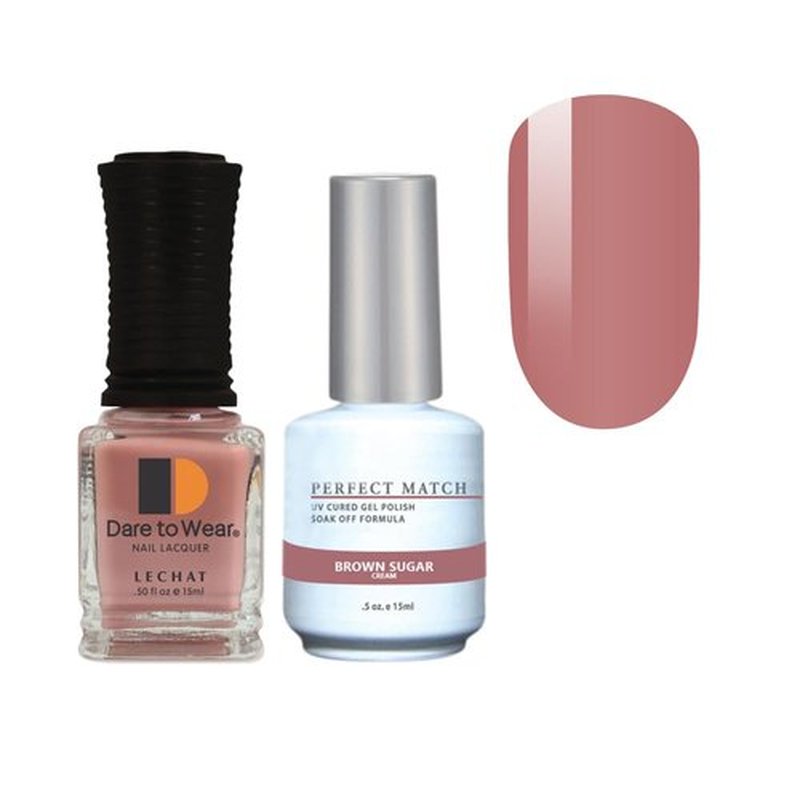 LECHAT Perfect Match Gel Polish, Brown Sugar, 0.5 fluid_ounces (PMS236)