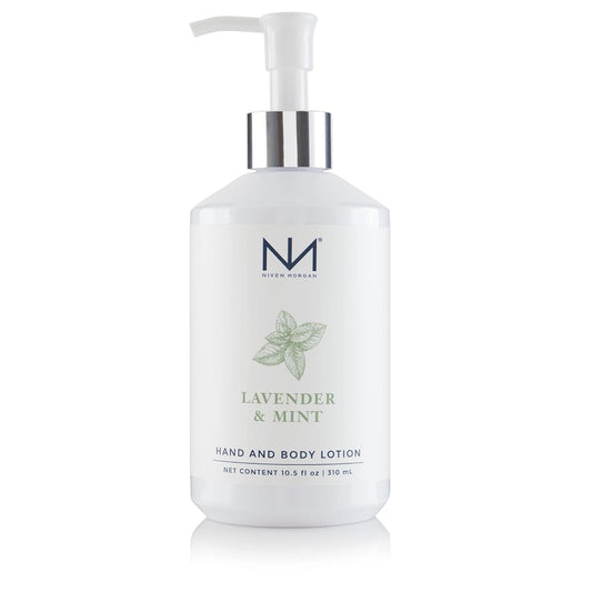 Lavender & Mint Hand and Body Lotion - Nourishing Moisturizer | 10.5 Fl. Oz