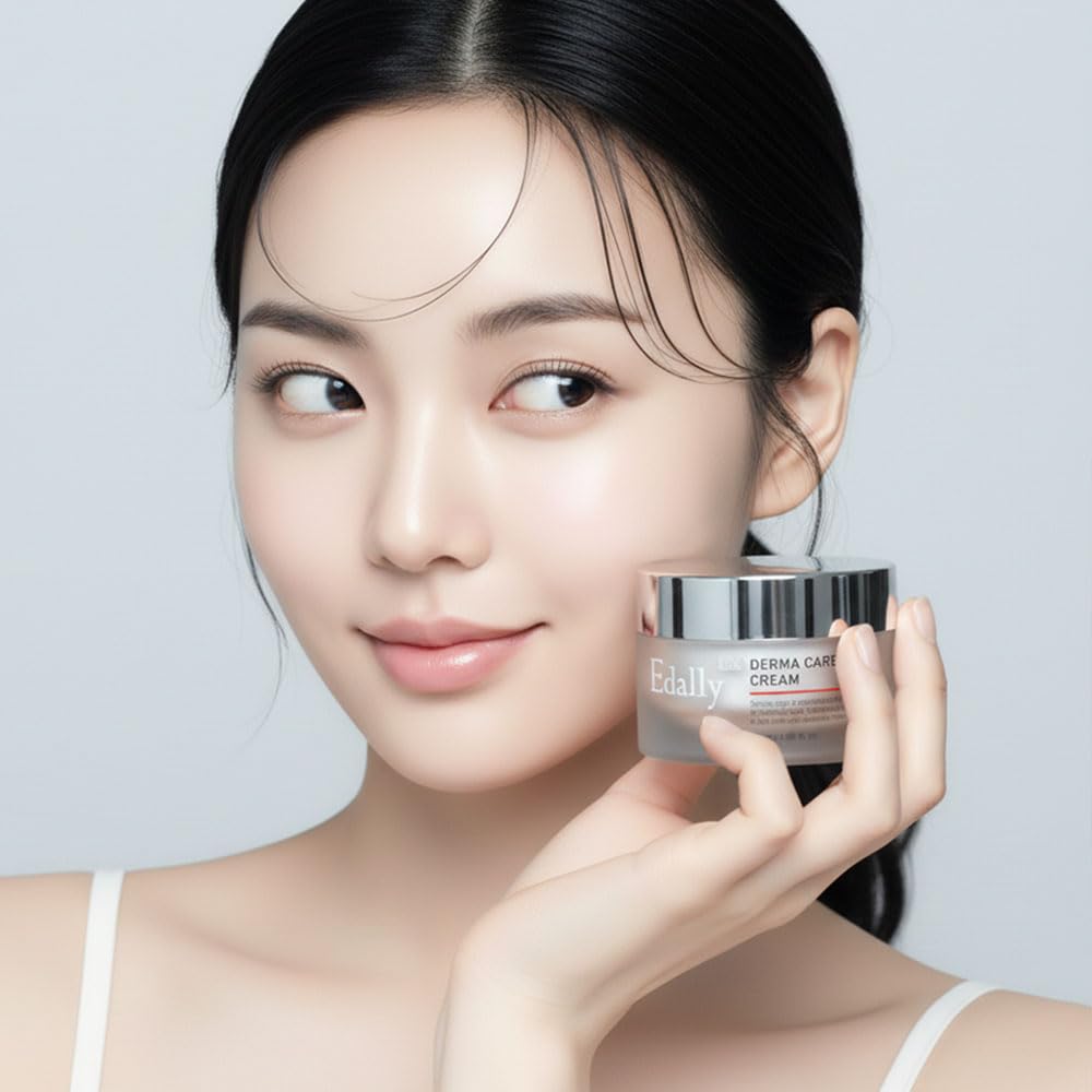 Edally EX Derma Care Cream - K-Beauty Cica Barrier Moisturizer with Madecassoside - Soothing, Calming & Hydrating Care for Sensitive Skin - [50ml / 1.69 fl.oz]