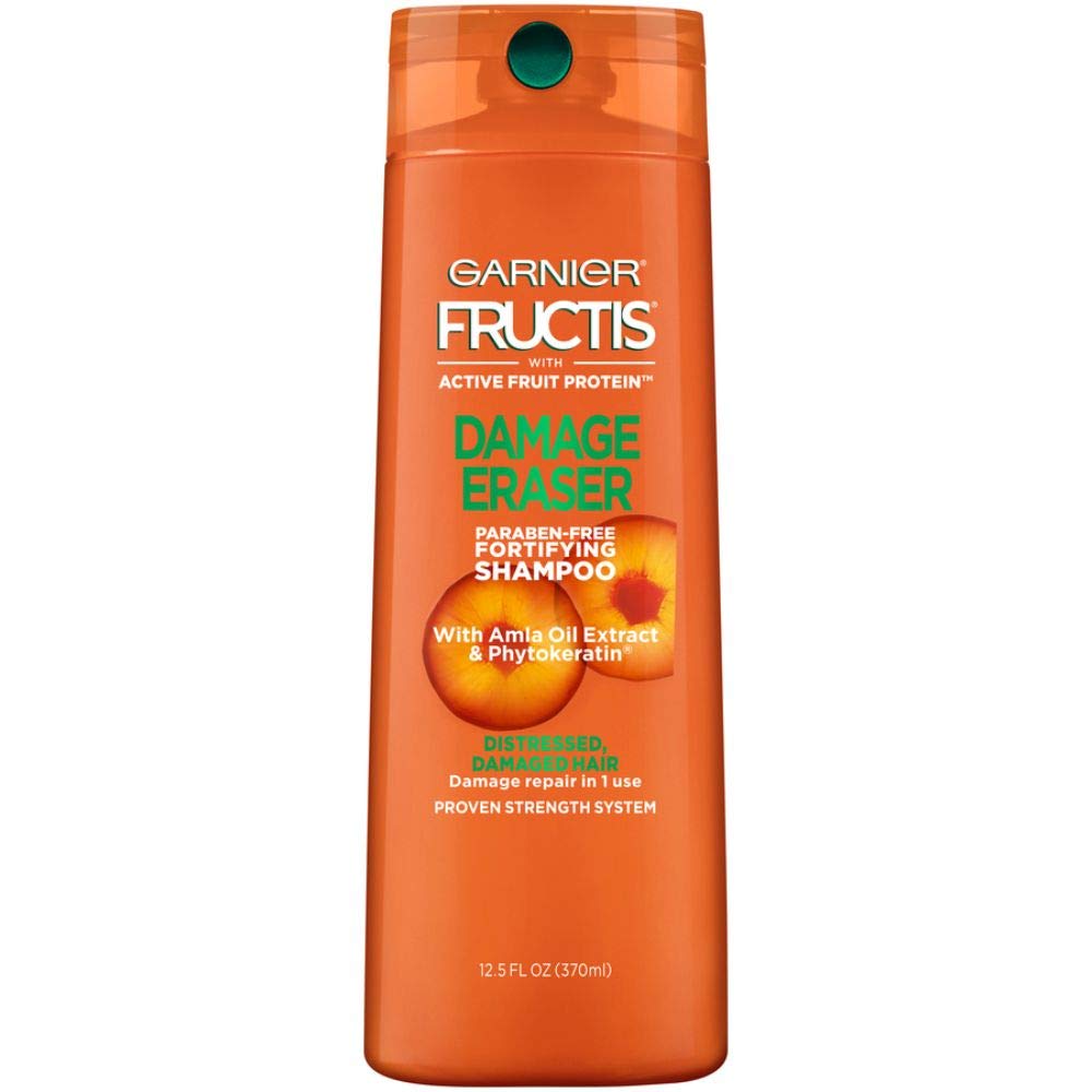 Garnier Fructis Damage Eraser Shampoo, Distressed, Damaged Hair, 33.8 fl. oz.