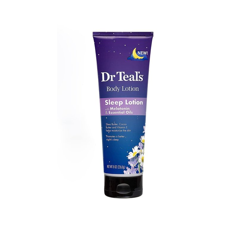 Dr Teal's Melatonin Sleep Bath Gift Set | Foaming Bath, Body Lotion & Sleep Spray - Lavender Stress Relief for Better Sleep