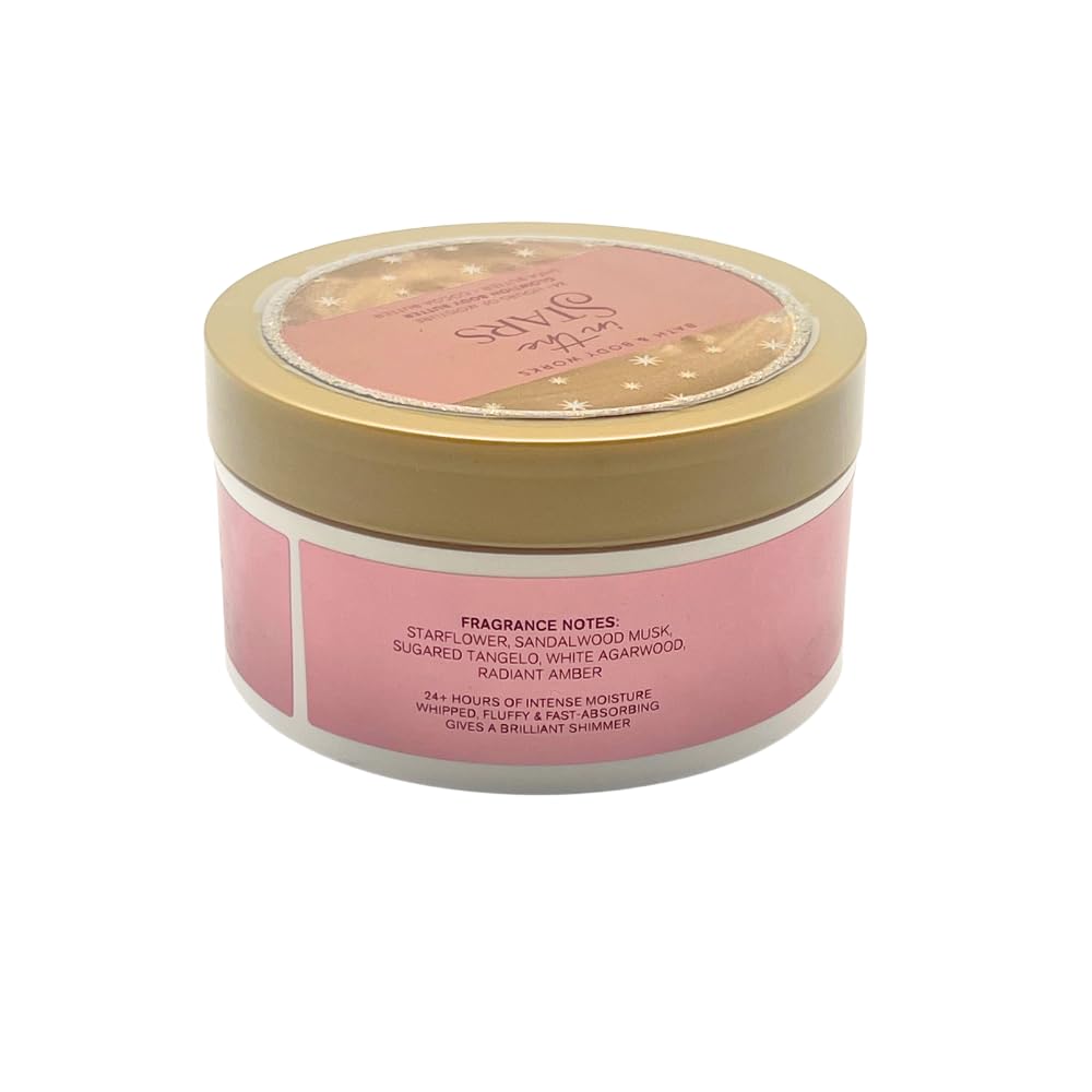 Bath & Body Works IN THE STARS Glowtion Body Butter for Women with a Red Bow for Holidays & Gifts - 6.5 oz