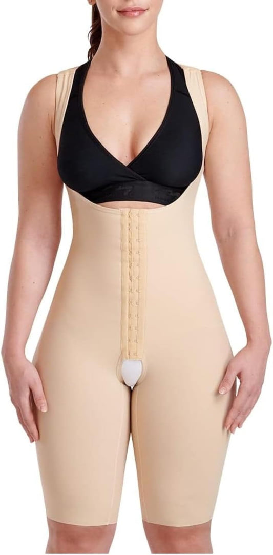 Female Curves Bodysuit - Tummy Control Compression Garment for Post-Surgery | Short Length
