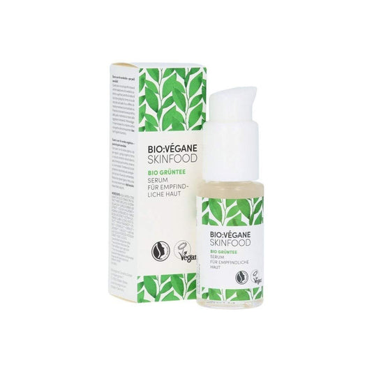 Bio?: V茅gane Skinfood Bio Th茅 Vert 聳 S茅rum pour les peaux sensibles v茅g茅talien certification natrue cosm茅tique naturel pour les peaux sensibles 1er Pack (1 x 30 ml)