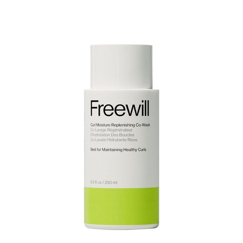 Freewill Curl Moisture Replenishing Co-Wash, Hair Moisturizer for Coarse, Kinky, Curly and Textured Hair, Defines Hair Curls, Refreshing and Nourishing Hair Care, 6 oz