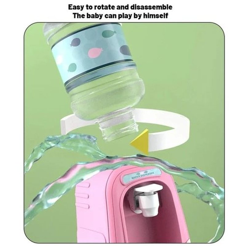 Bleumy Micellar Water Dispenser, Fun Makeup Remover Container, Makeup Remover Dispenser, Mini Water Dispenser, Suitable for Toner, Makeup Remover Liquid Skin Care Dispenser (Pink)
